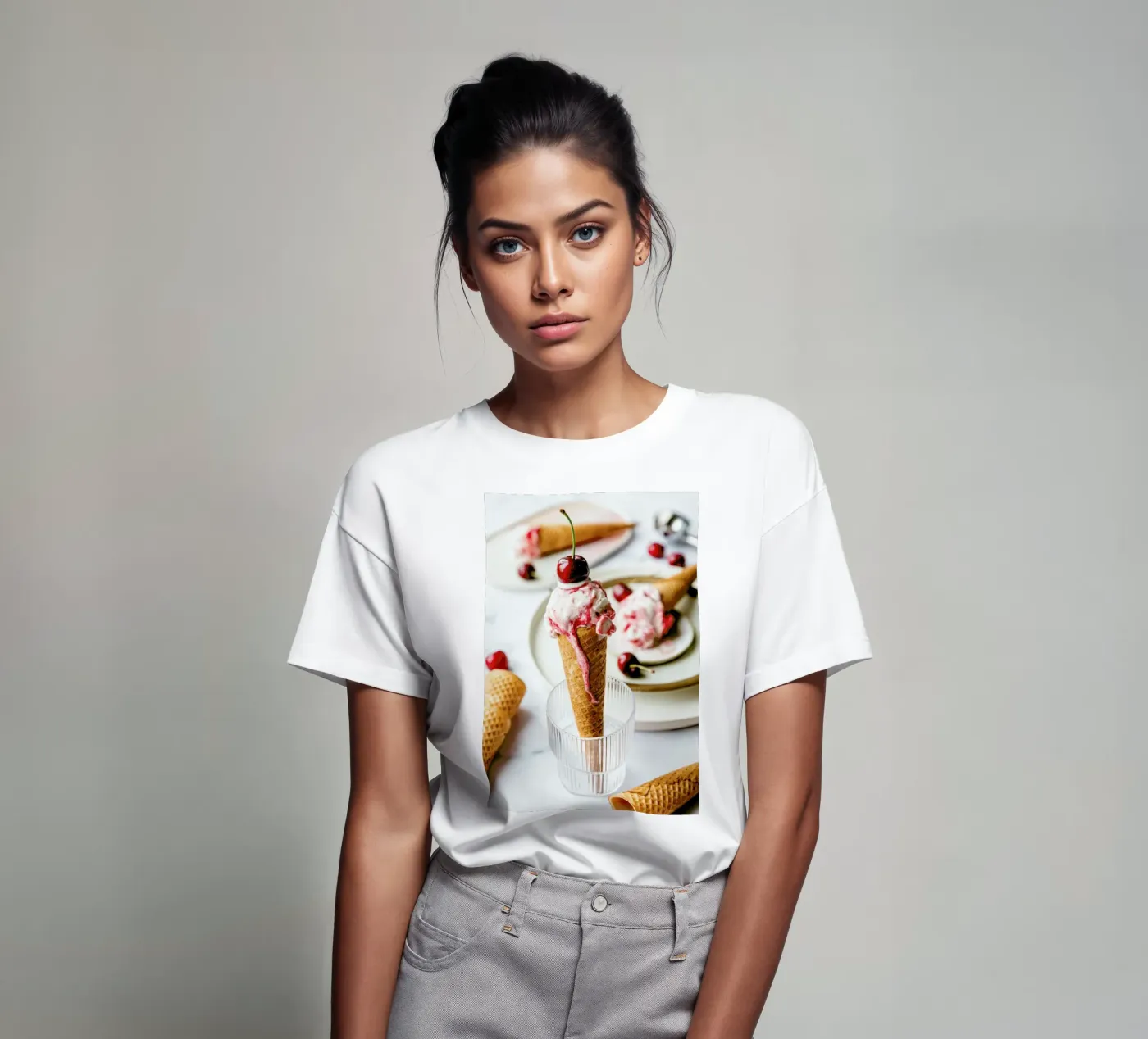 Kirsch Eis t-shirt da Eat this