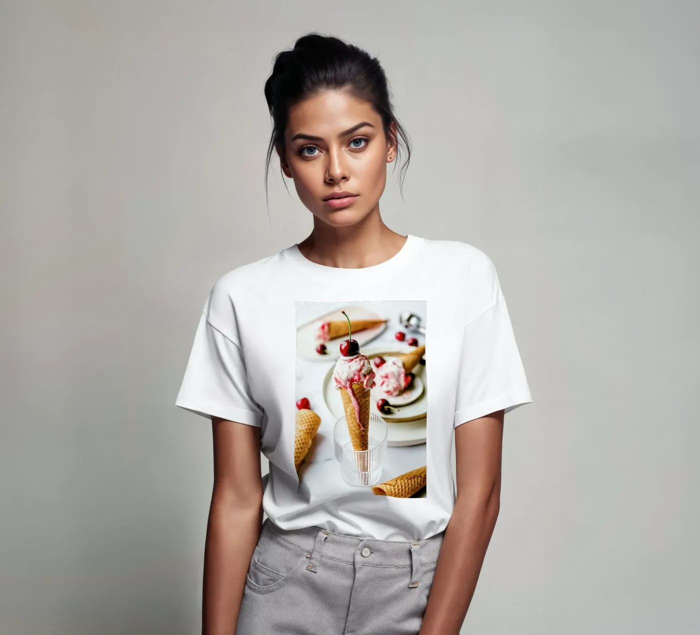 Kirsch Eis t-shirt da Eat this