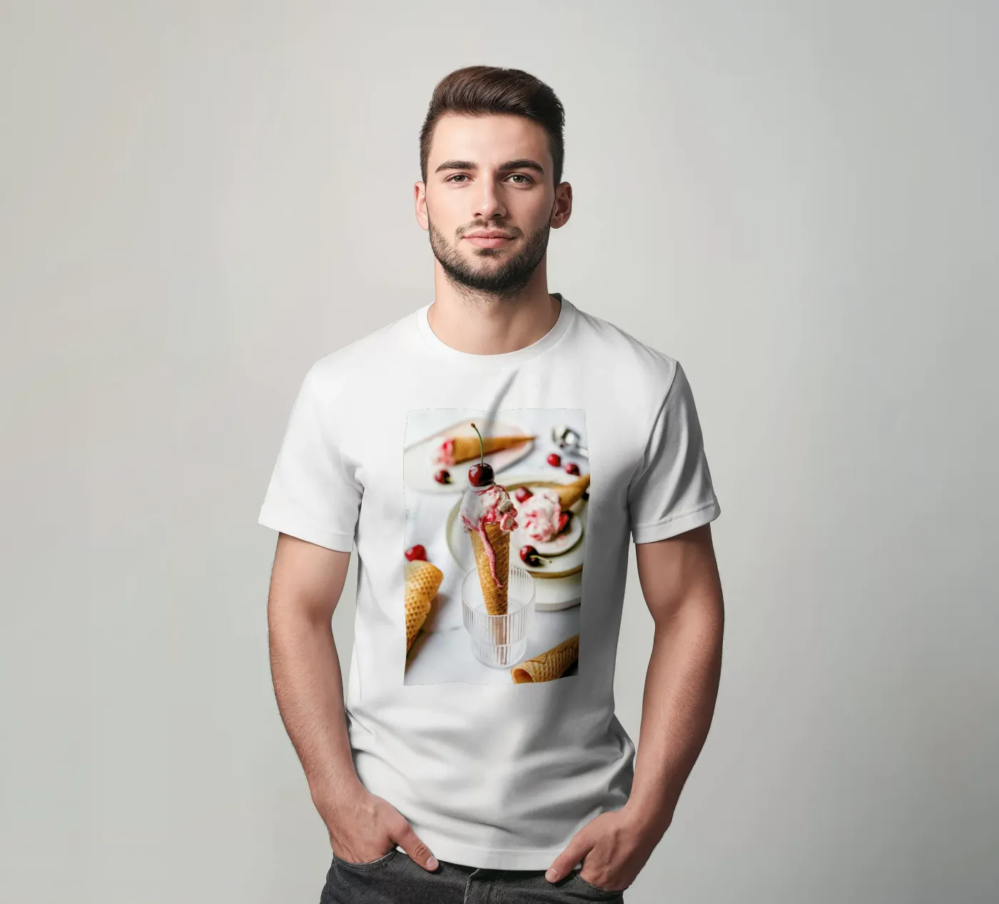 Kirsch Eis t-shirt da Eat this