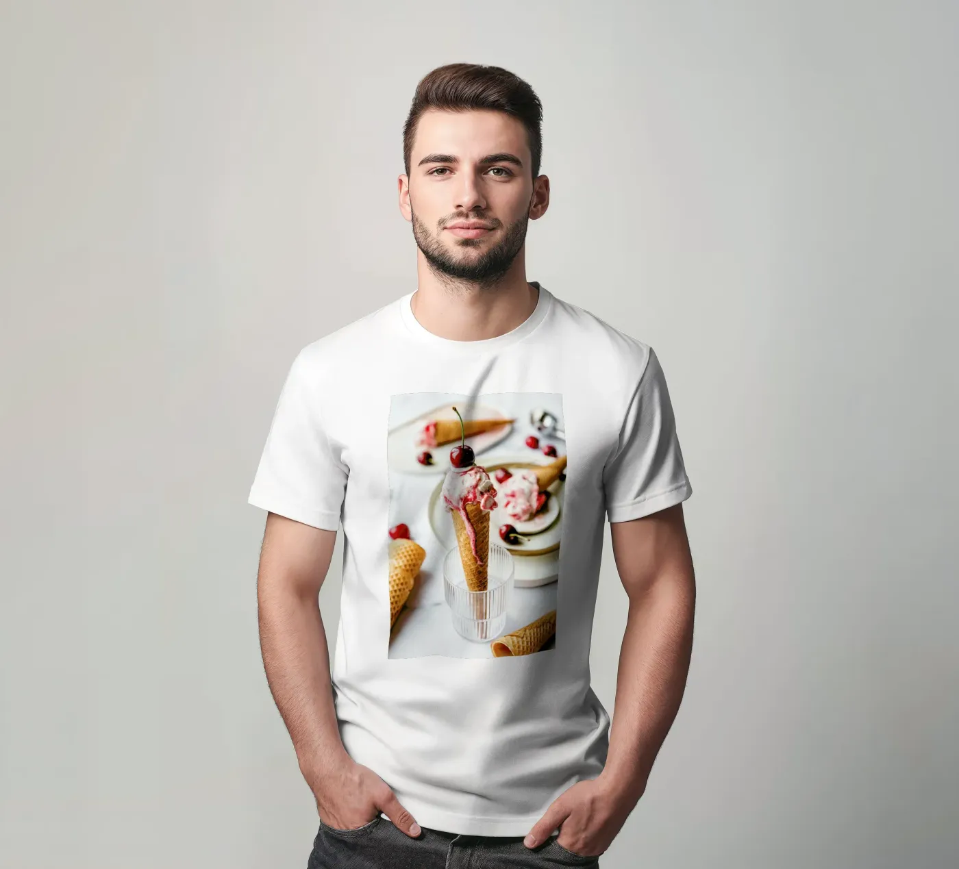 Kirsch Eis t-shirt da Eat this