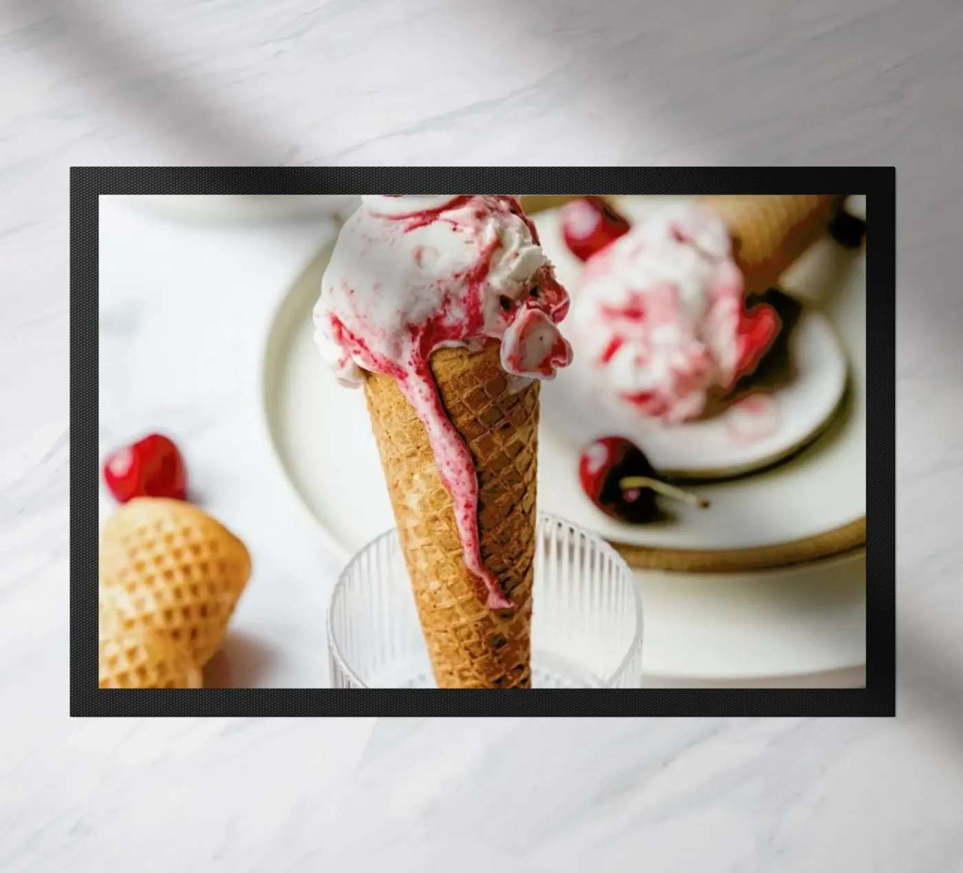 Kirsch Eis deurmat van Eat this