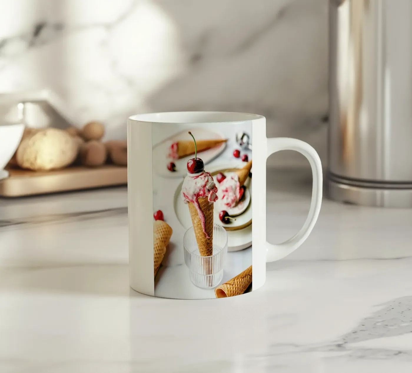 Kirsch Eis ceramic mug by Eat this