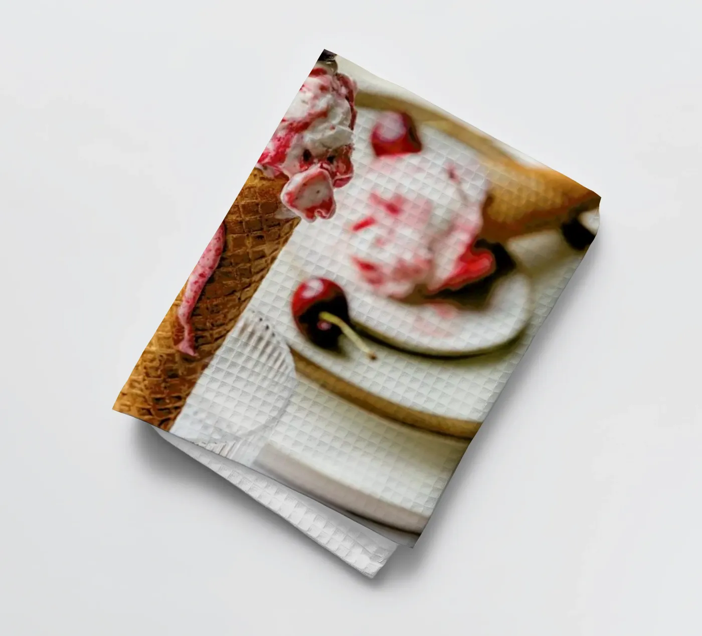 Kirsch Eis Geschirrtuch von Eat this