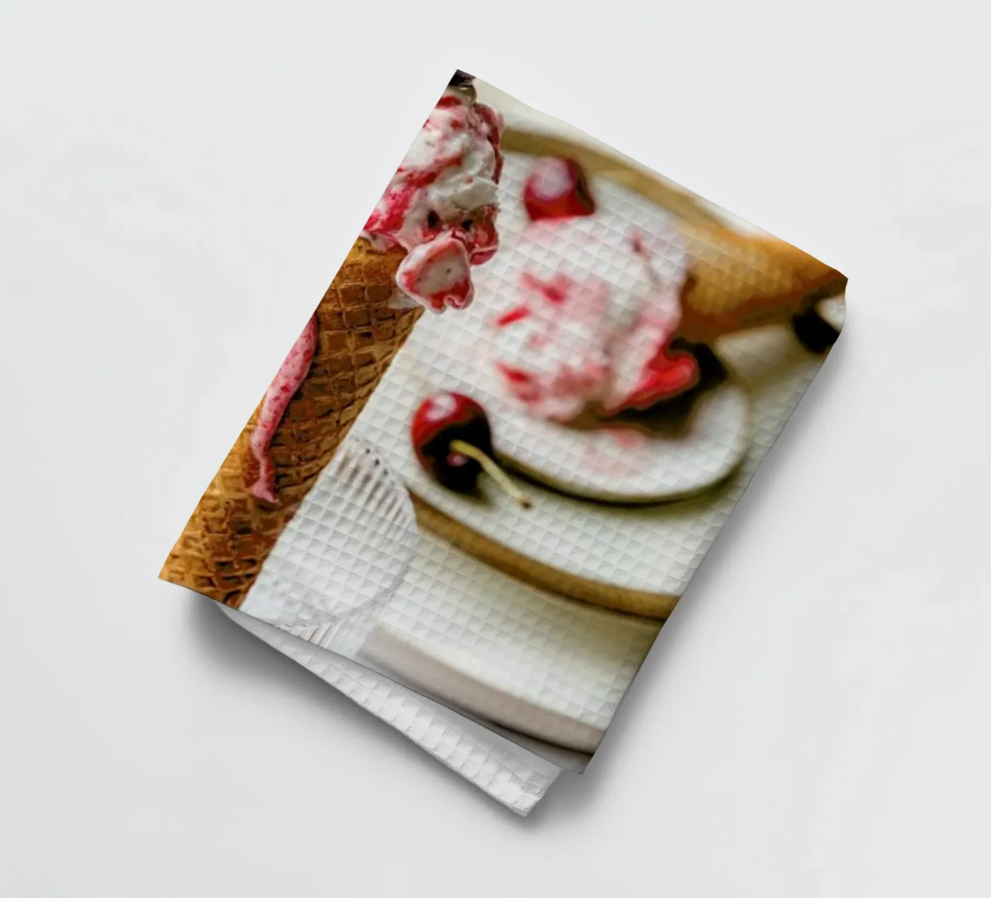 Kirsch Eis Geschirrtuch von Eat this