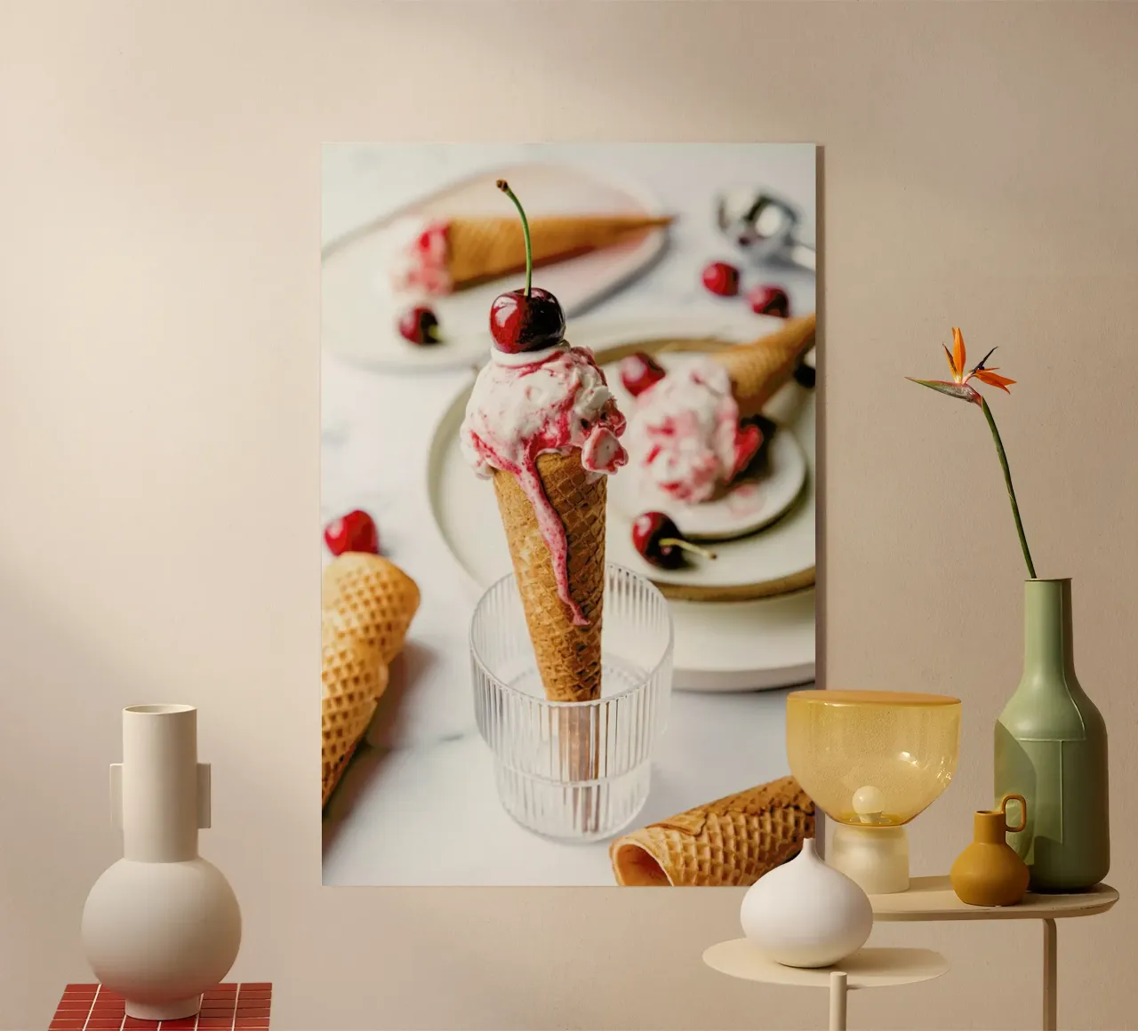 Kirsch Eis acryl van Eat this