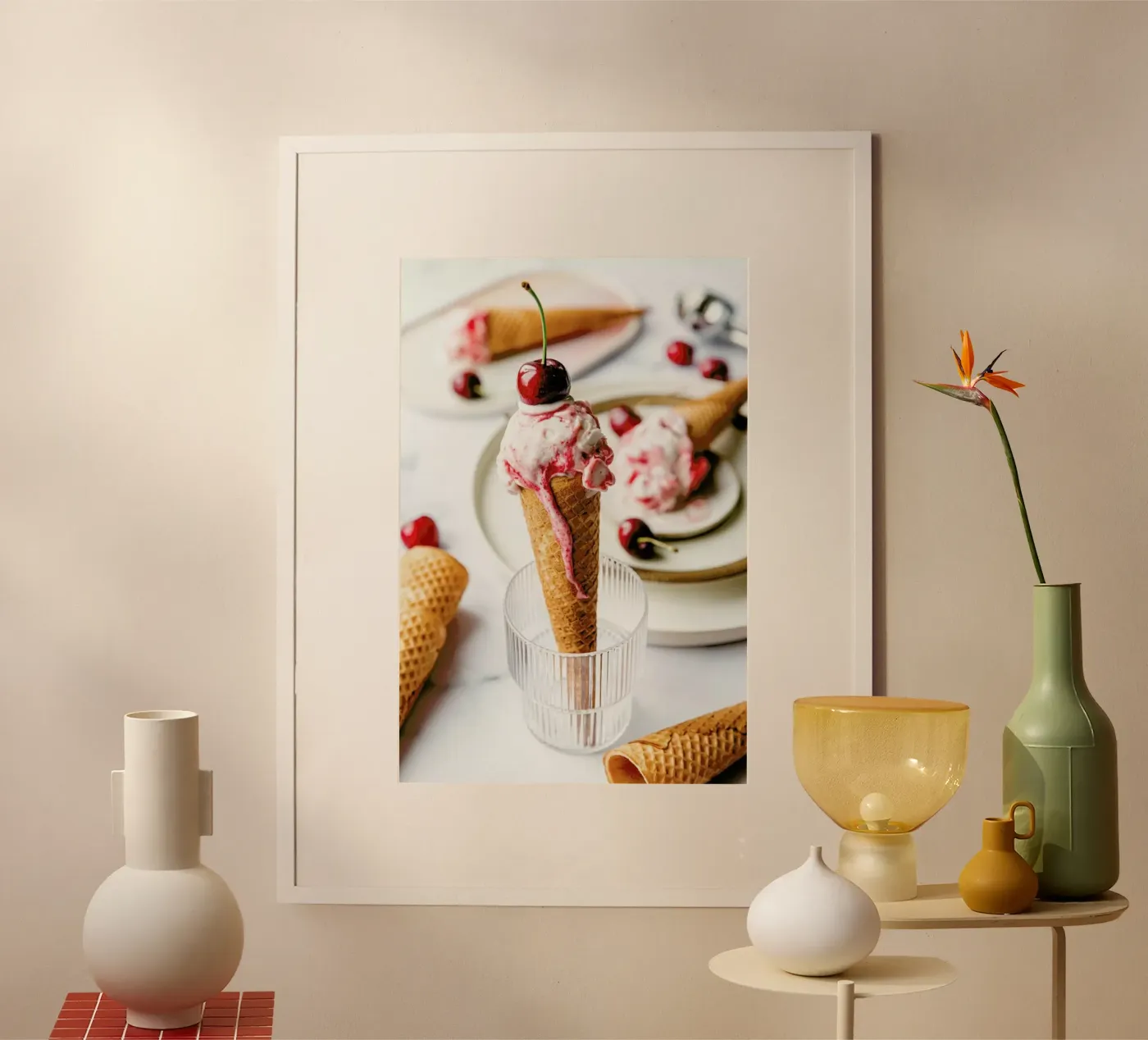 Kirsch Eis poster de Eat this
