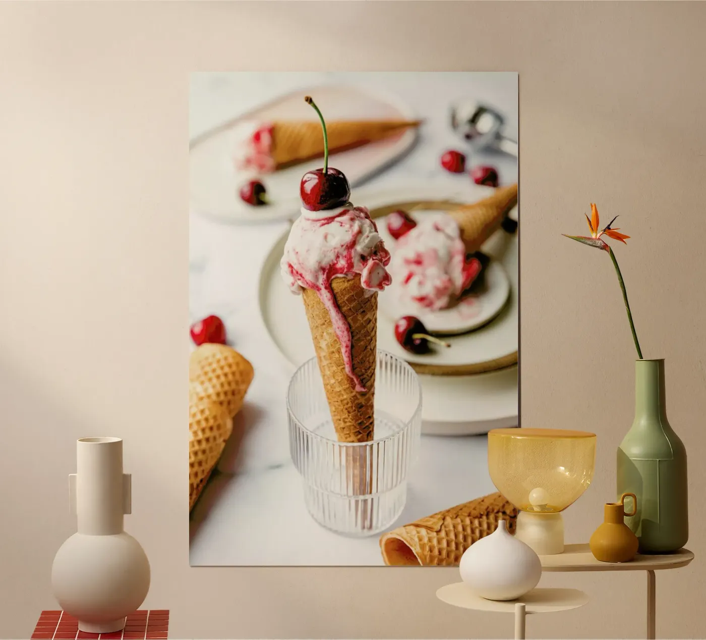 Kirsch Eis poster de Eat this