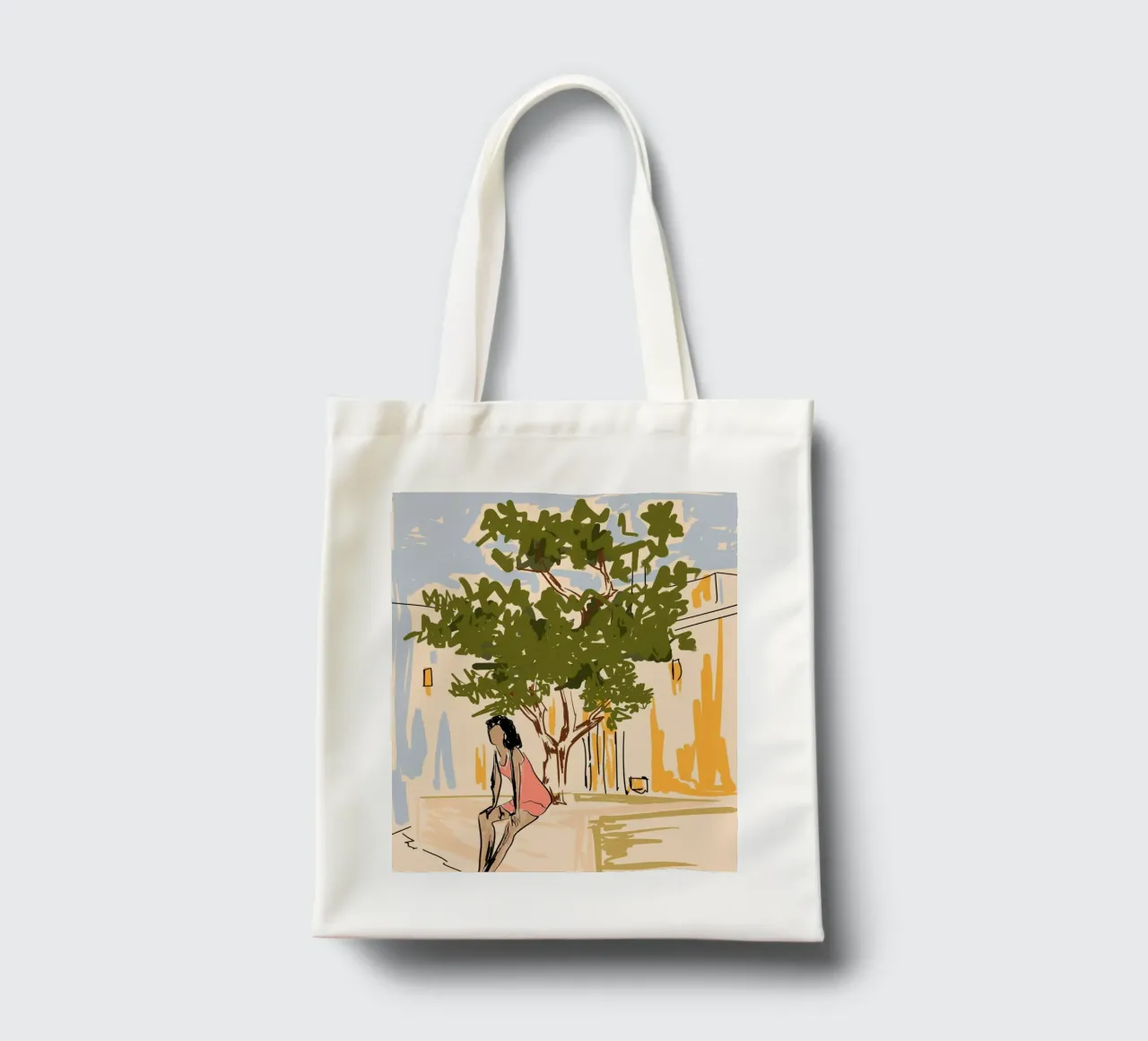Dove le mattine sembrano domeniche borsa in juta da Kintsugi99