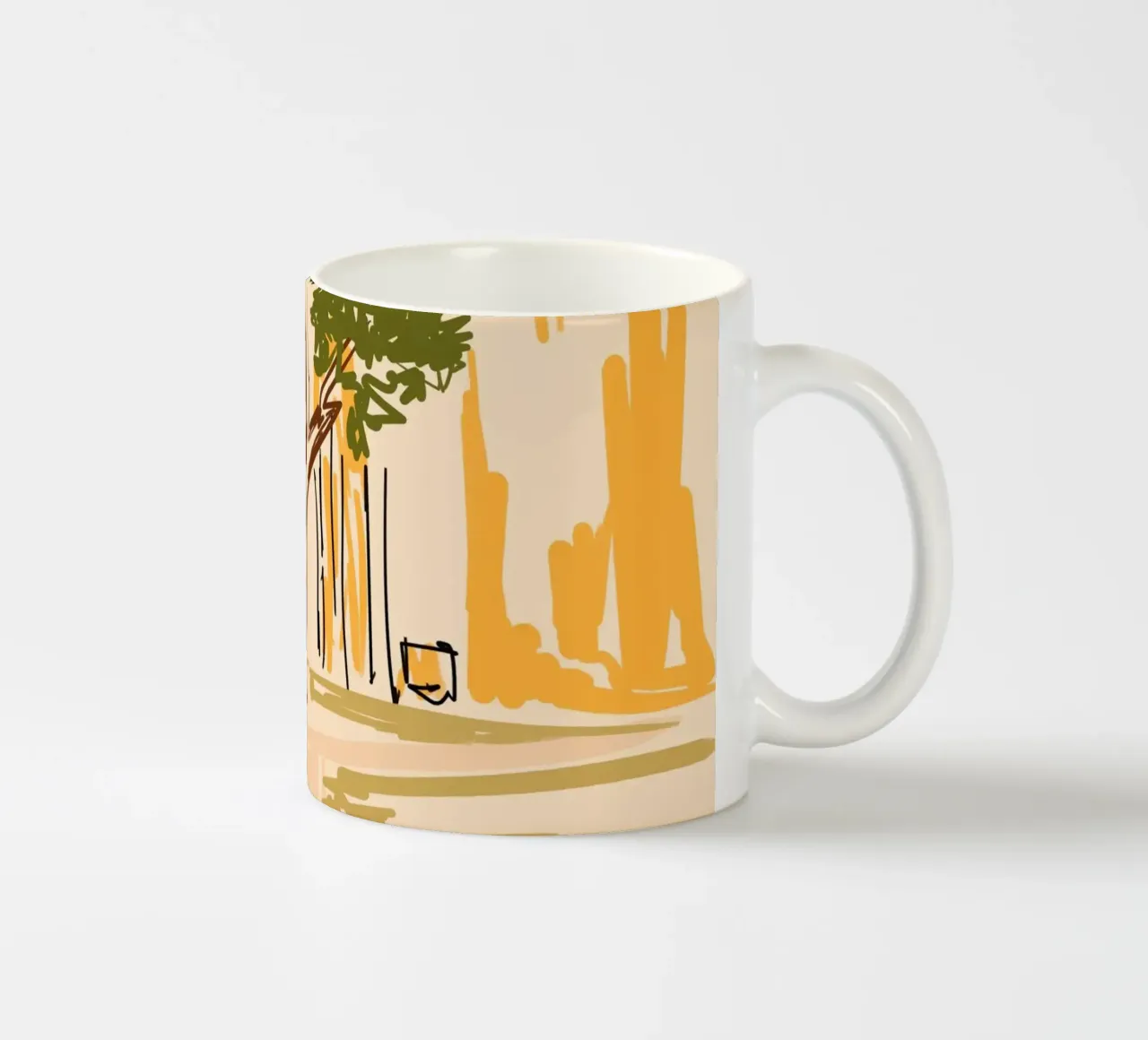 Dove le mattine sembrano domeniche tazza in ceramica da Kintsugi99