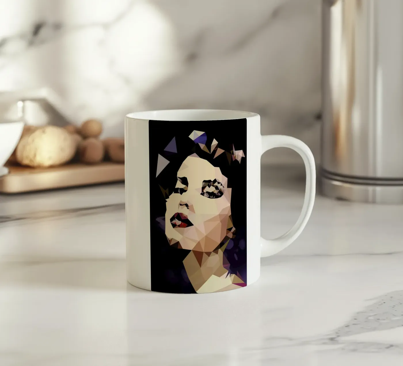 Visionary ceramic mug by Mayka ienova