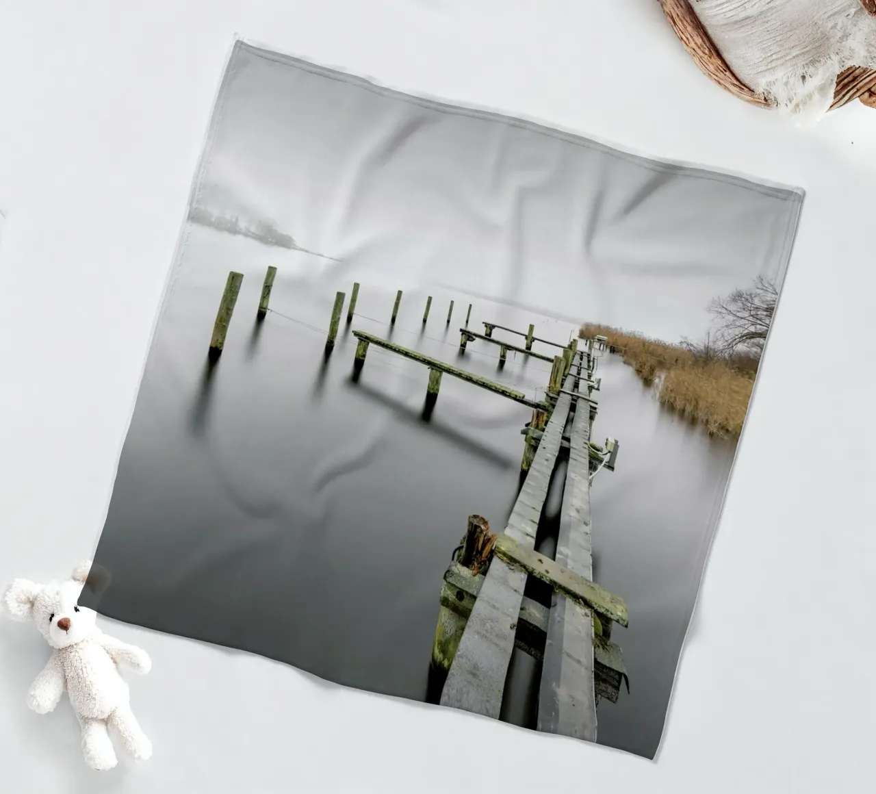 Bathed In Clouds Of Fog | Schwielowsee 2021 coperta in pile da Håggard Photography | Ronny Behnert