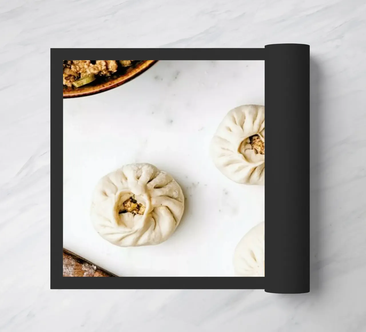 Baozi In The Making felpudo de Eat this