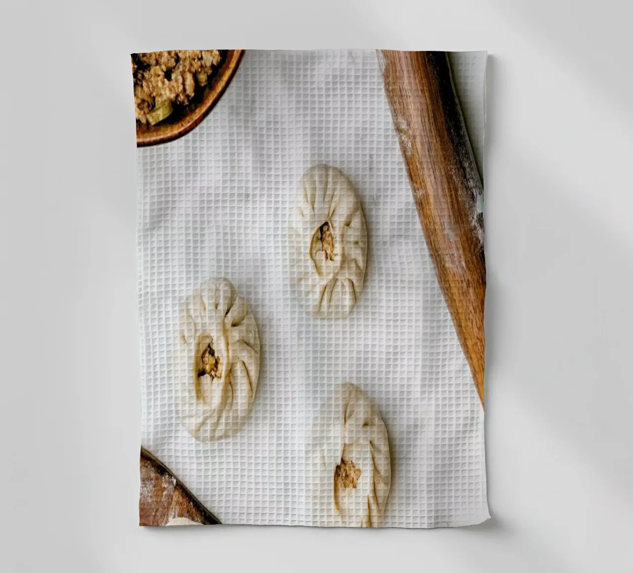Baozi In The Making canovaccio da cucina da Eat this