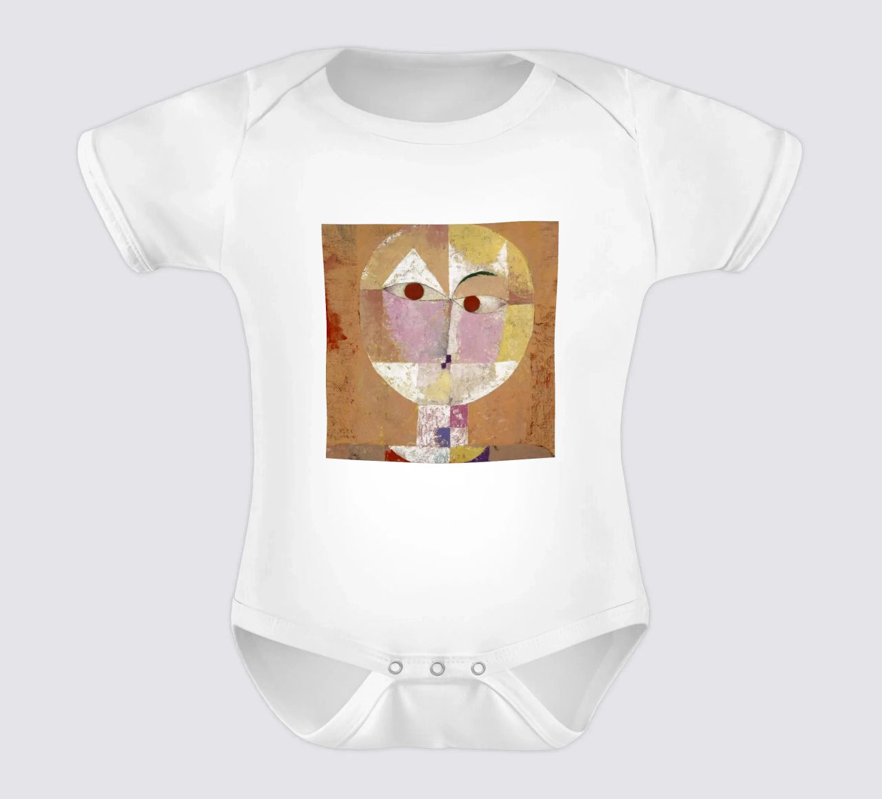 Paul Klee - Senecio (Baldgreis) (1922) short-sleeve baby romper by Wirla