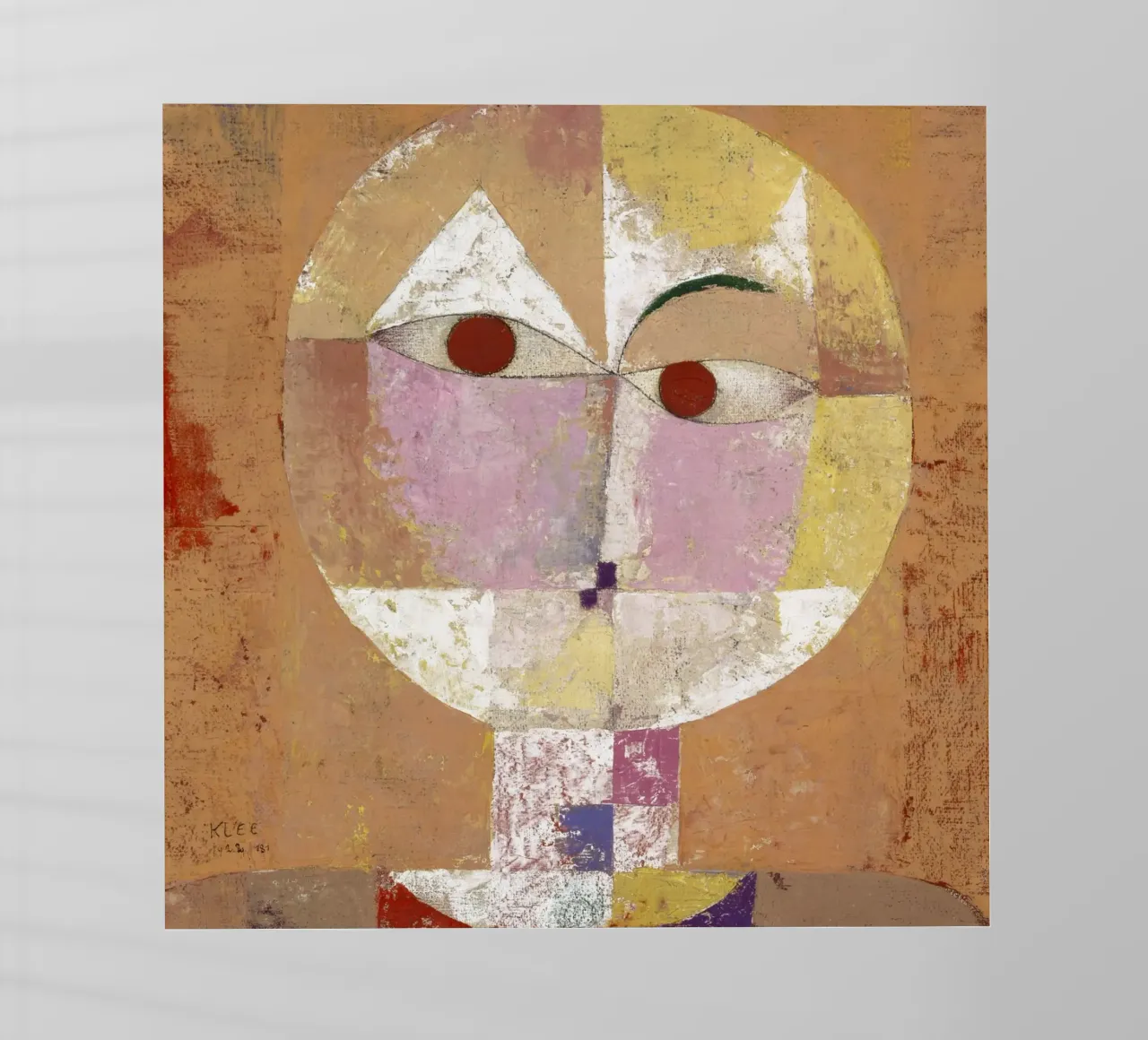 Paul Klee - Senecio (Baldgreis) (1922) pellicola backlit da Wirla