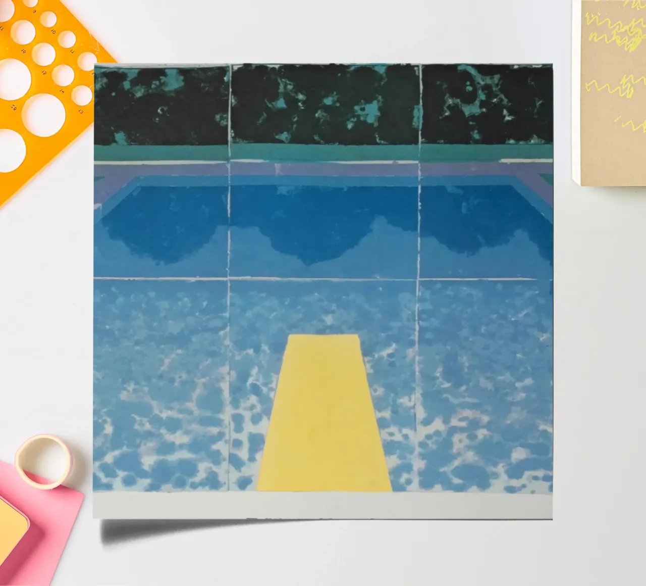 Paper Swimming Pools sticker sheet by khanrosie