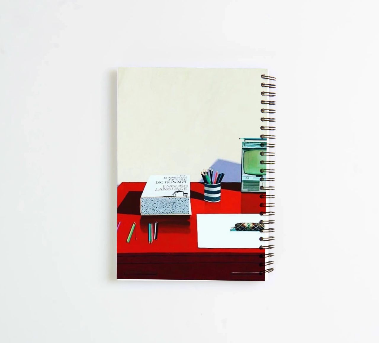 Still Life With TV , 1969 spiral notebook by khanrosie