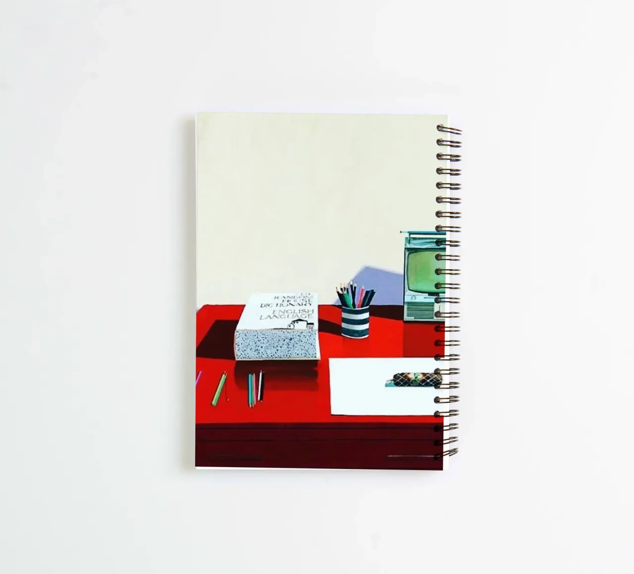 Still Life With TV , 1969 spiral notebook by khanrosie