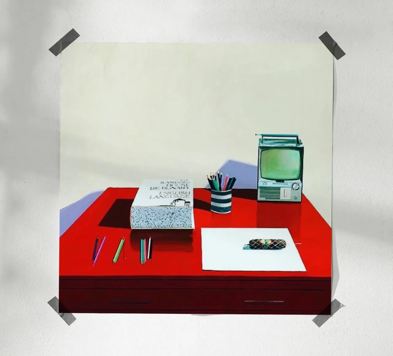 Natura morta con TV , 1969 poster da khanrosie