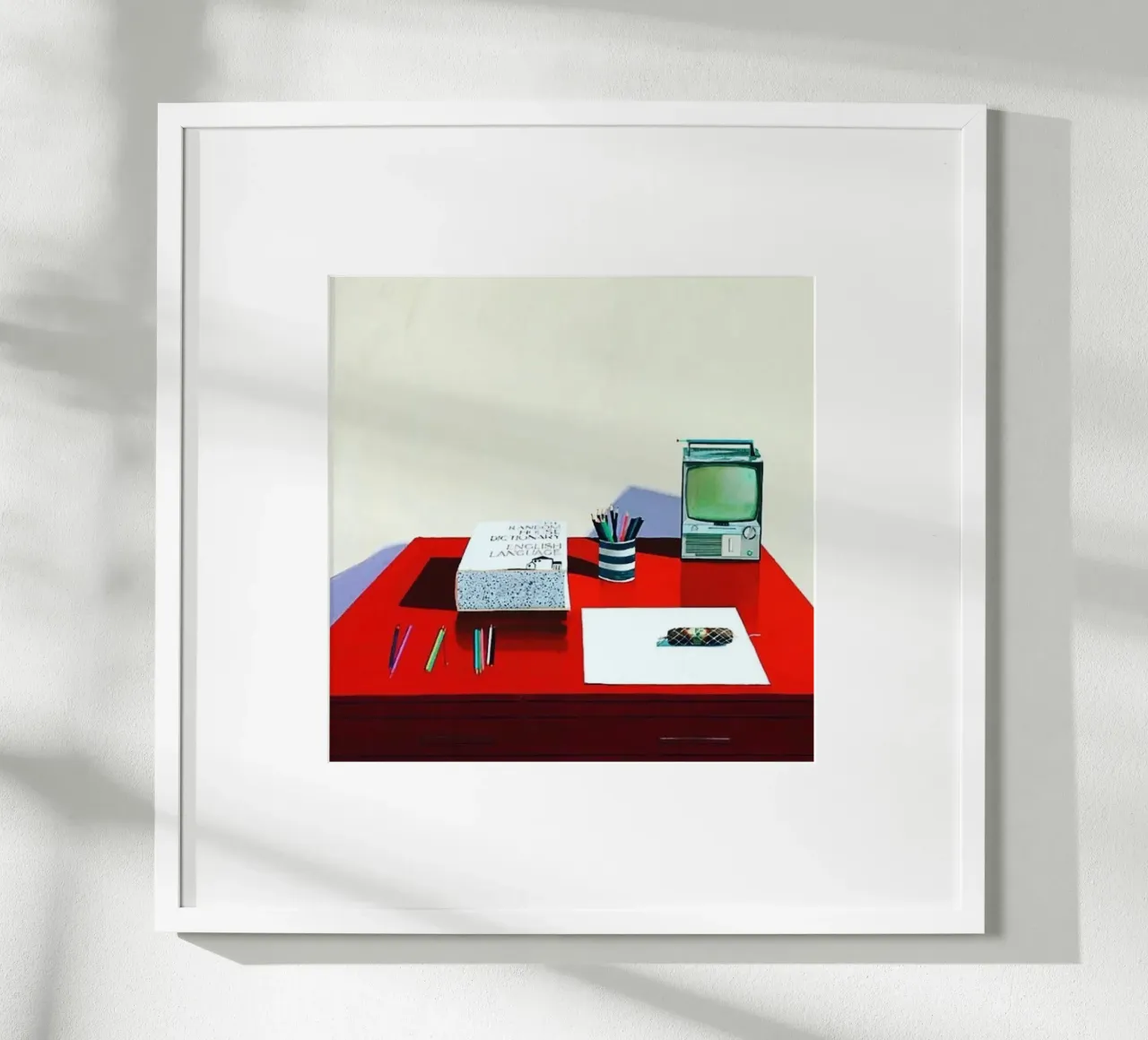 Natura morta con TV , 1969 poster da khanrosie
