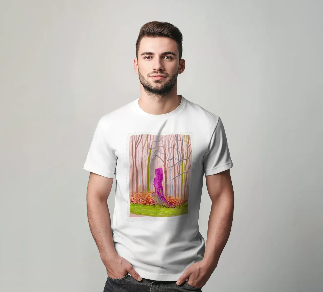 the arrival of spring in woldgate east yorkshire in 2011 t-shirt by khanrosie