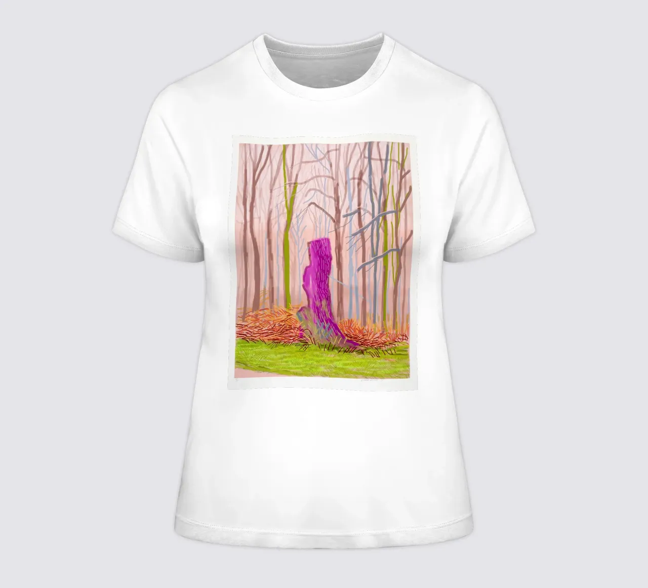 the arrival of spring in woldgate east yorkshire in 2011 women's fitted t-shirt by khanrosie