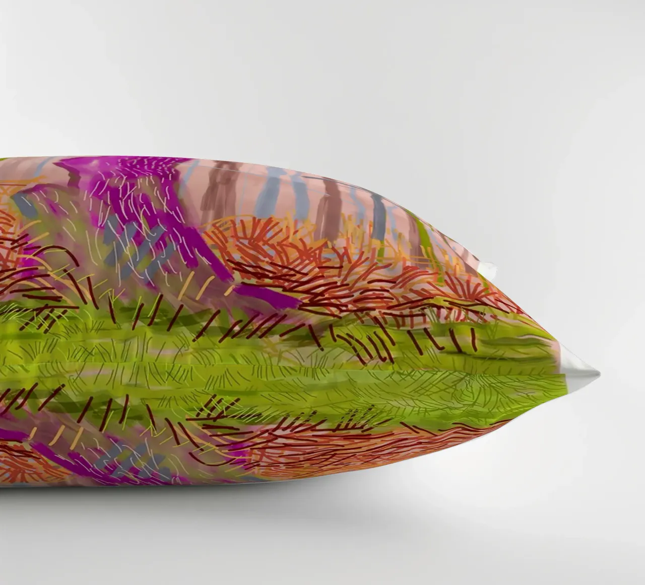 the arrival of spring in woldgate east yorkshire in 2011 decorative cushion by khanrosie