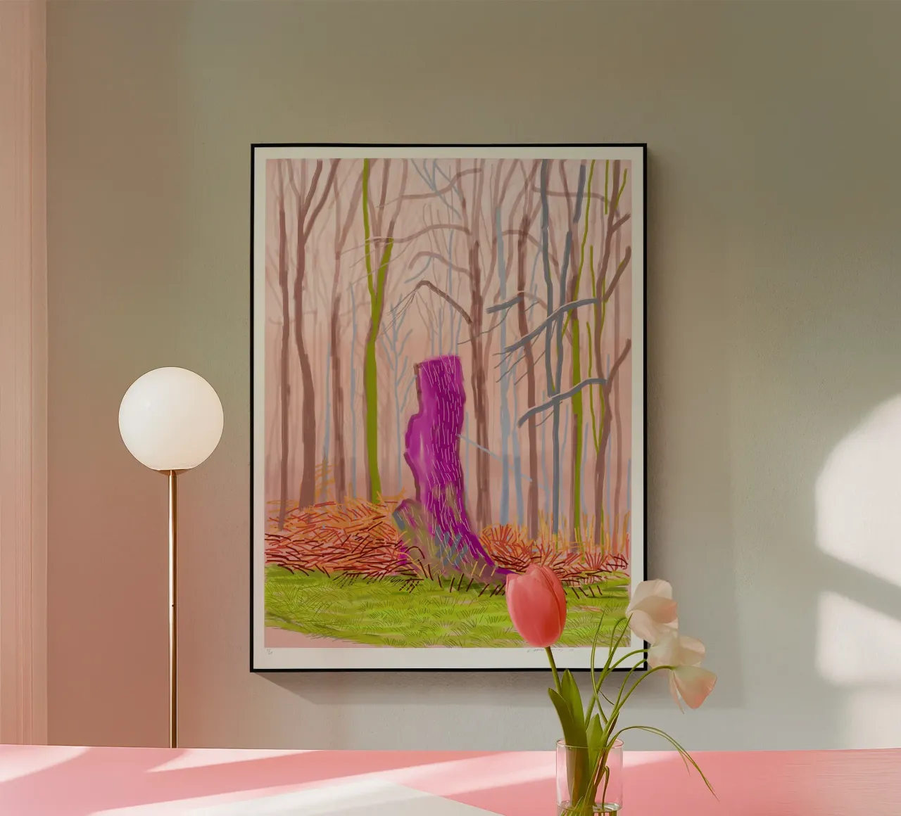 the arrival of spring in woldgate east yorkshire in 2011 acrylic glass by khanrosie