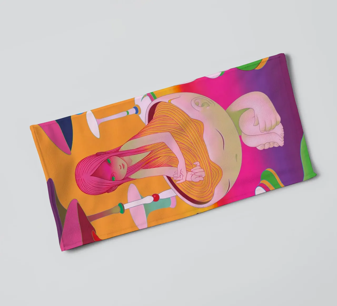 James Jean Bath Handtuch von Kunzeworld