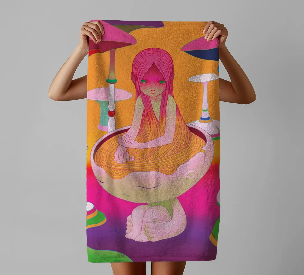 James Jean Bath Handtuch von Kunzeworld