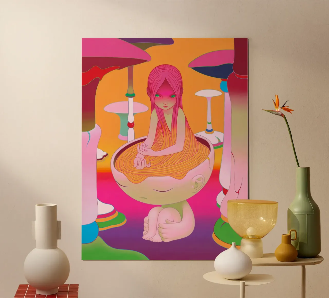 James Jean Bath poster con telaio in plastica da Kunzeworld