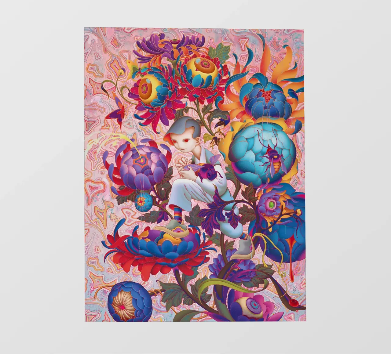 James Jean BTS Jin Narciso pellicola backlit da Kunzeworld