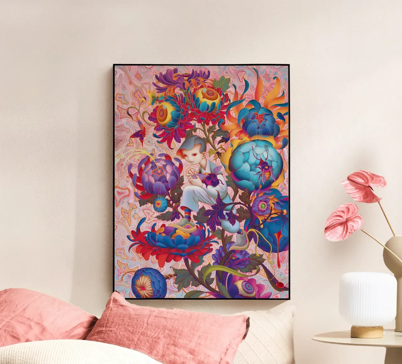 James Jean BTS Jin Narciso plexiglass da Kunzeworld