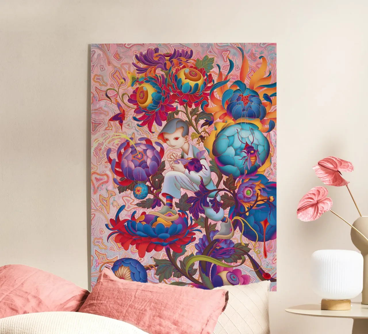 James Jean BTS Jin Narciso plexiglass da Kunzeworld