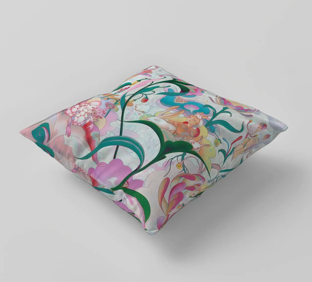 James Jean Giardino del Gruppo BTS cuscino da Kunzeworld