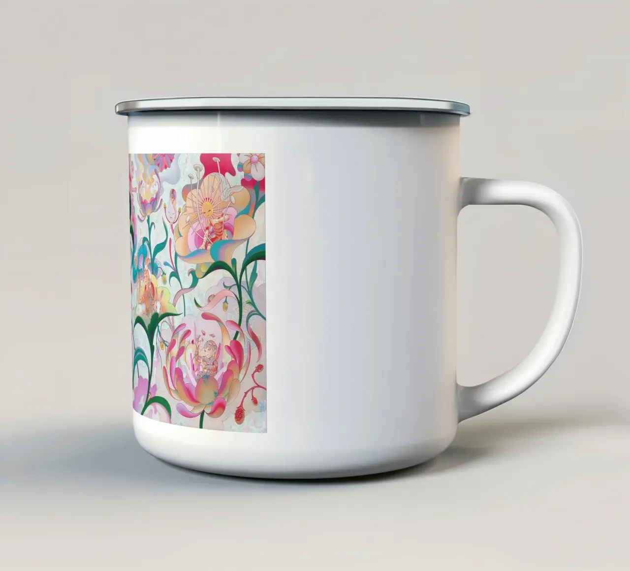 James Jean Giardino del Gruppo BTS tazza in smalto da Kunzeworld