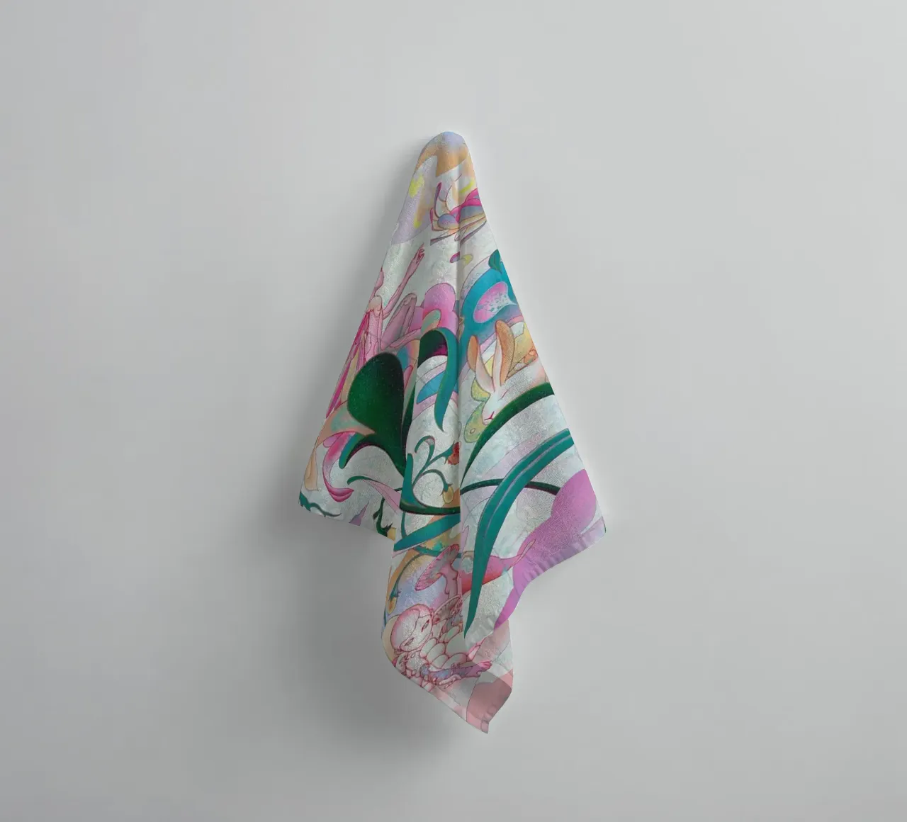 James Jean Giardino del Gruppo BTS asciugamano da bagno da Kunzeworld