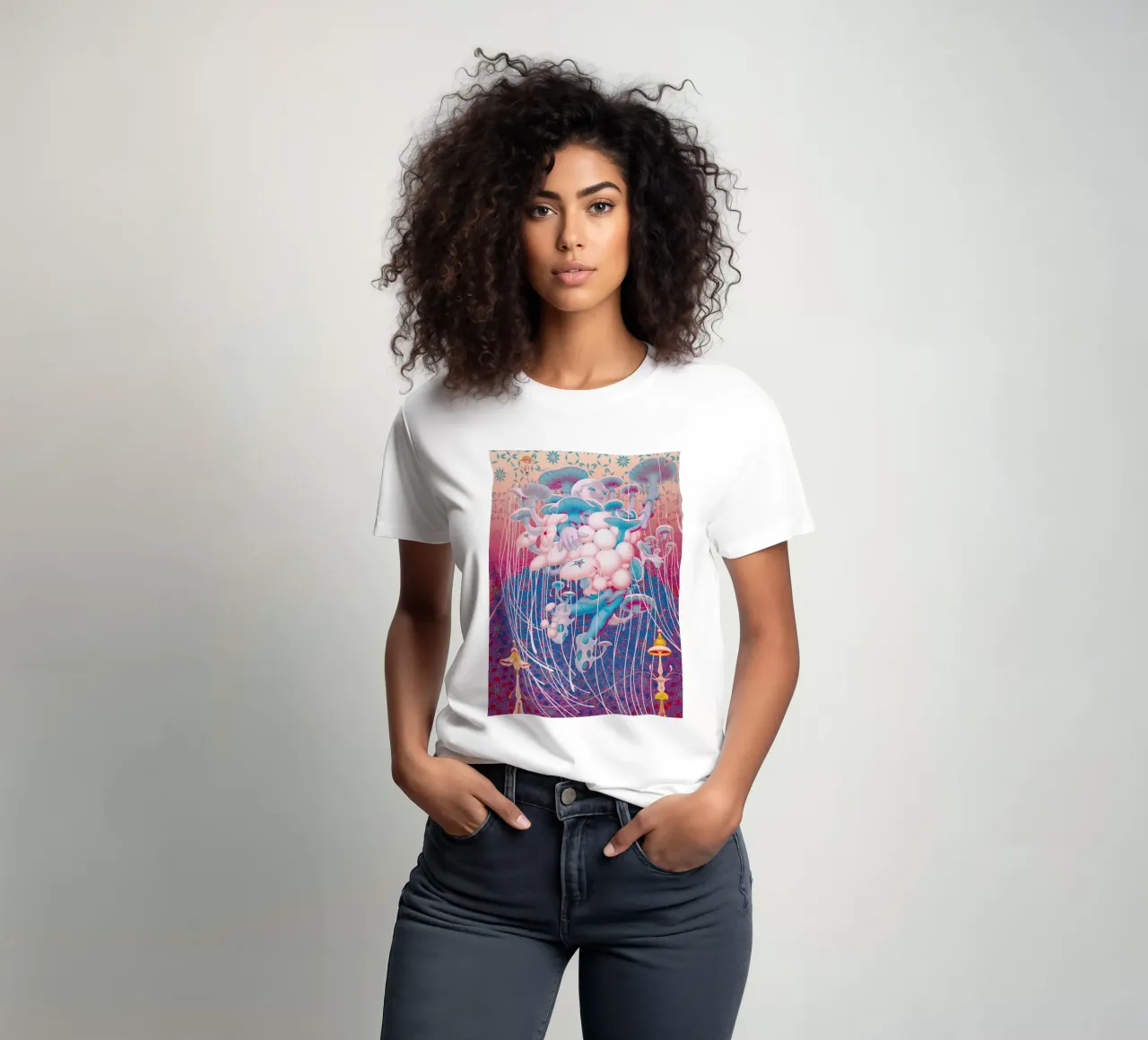 James Jean BTS Jimin Champignon t-shirt da Kunzeworld