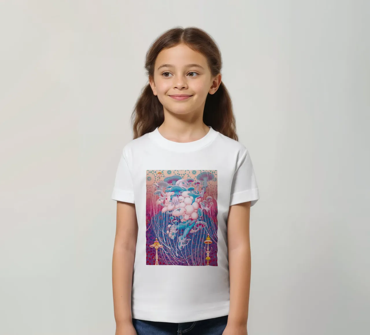 James Jean BTS Jimin Champignon t-shirt bambini da Kunzeworld