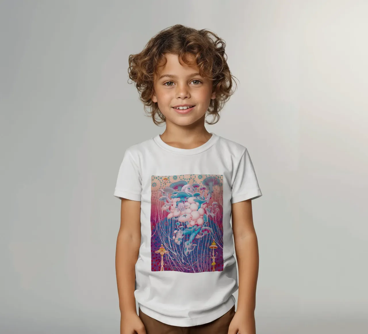 James Jean BTS Jimin Champignon t-shirt bambini da Kunzeworld