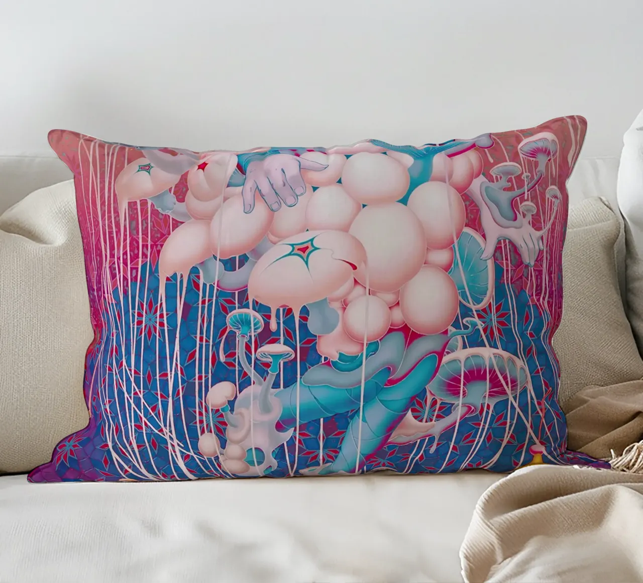 James Jean BTS Jimin Champignon cuscino da Kunzeworld