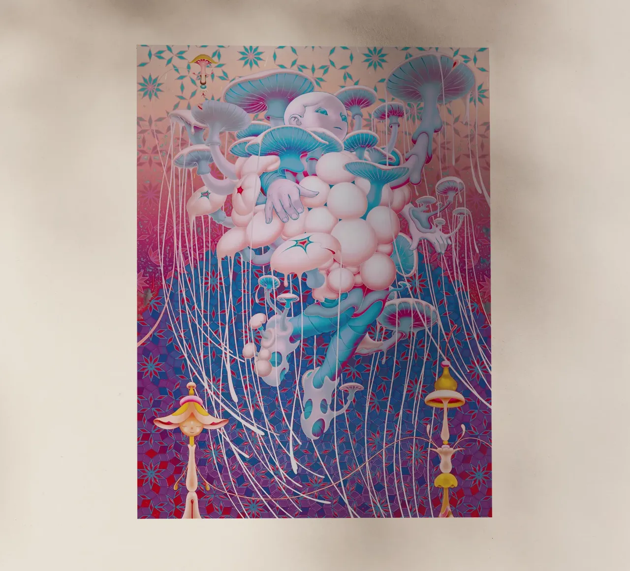 James Jean BTS Jimin Champignon pellicola backlit da Kunzeworld