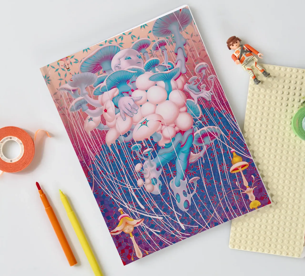 James Jean BTS Jimin Champignon notebook by Kunzeworld