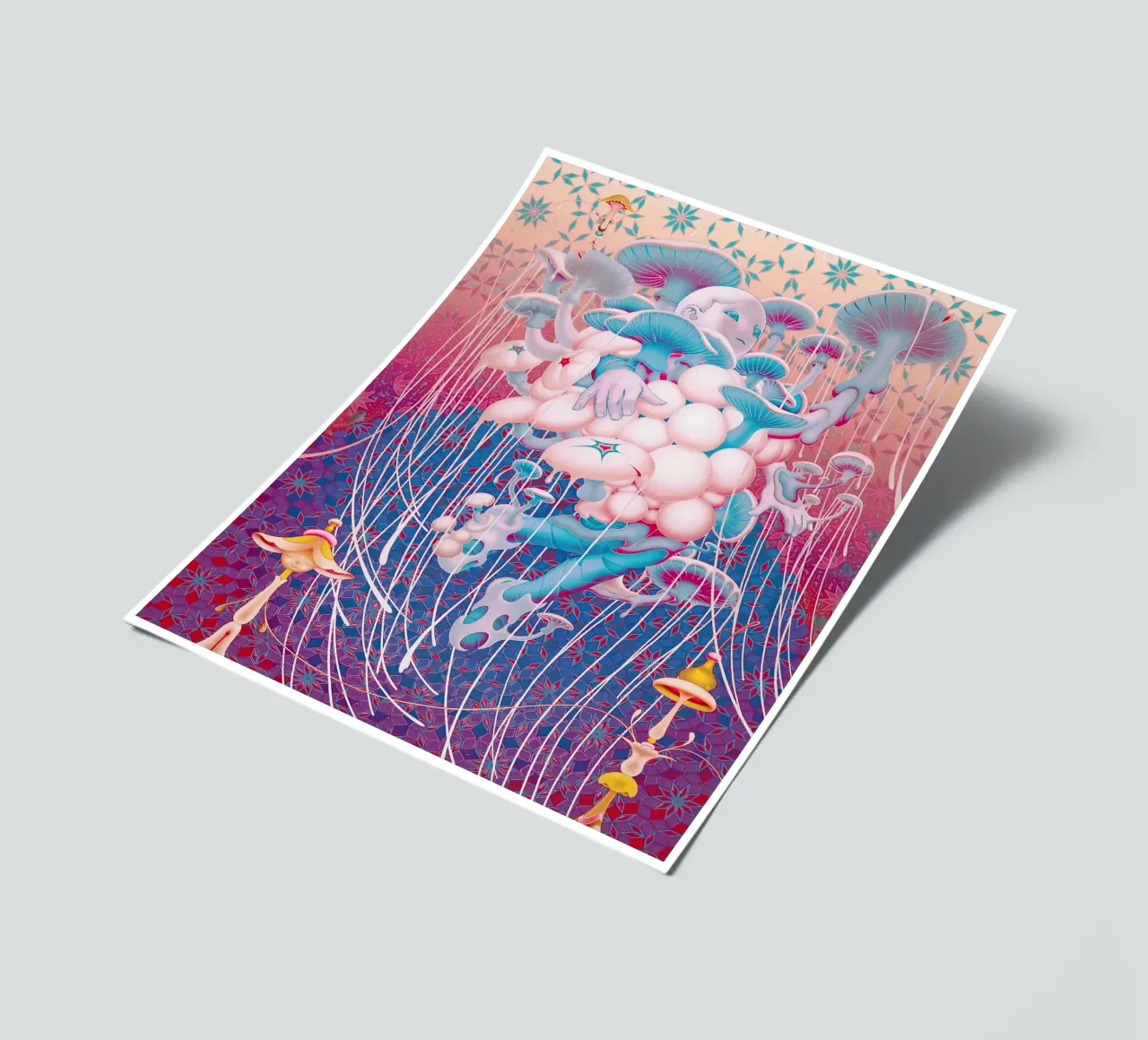 James Jean BTS Jimin Champignon foglio adesivo da Kunzeworld
