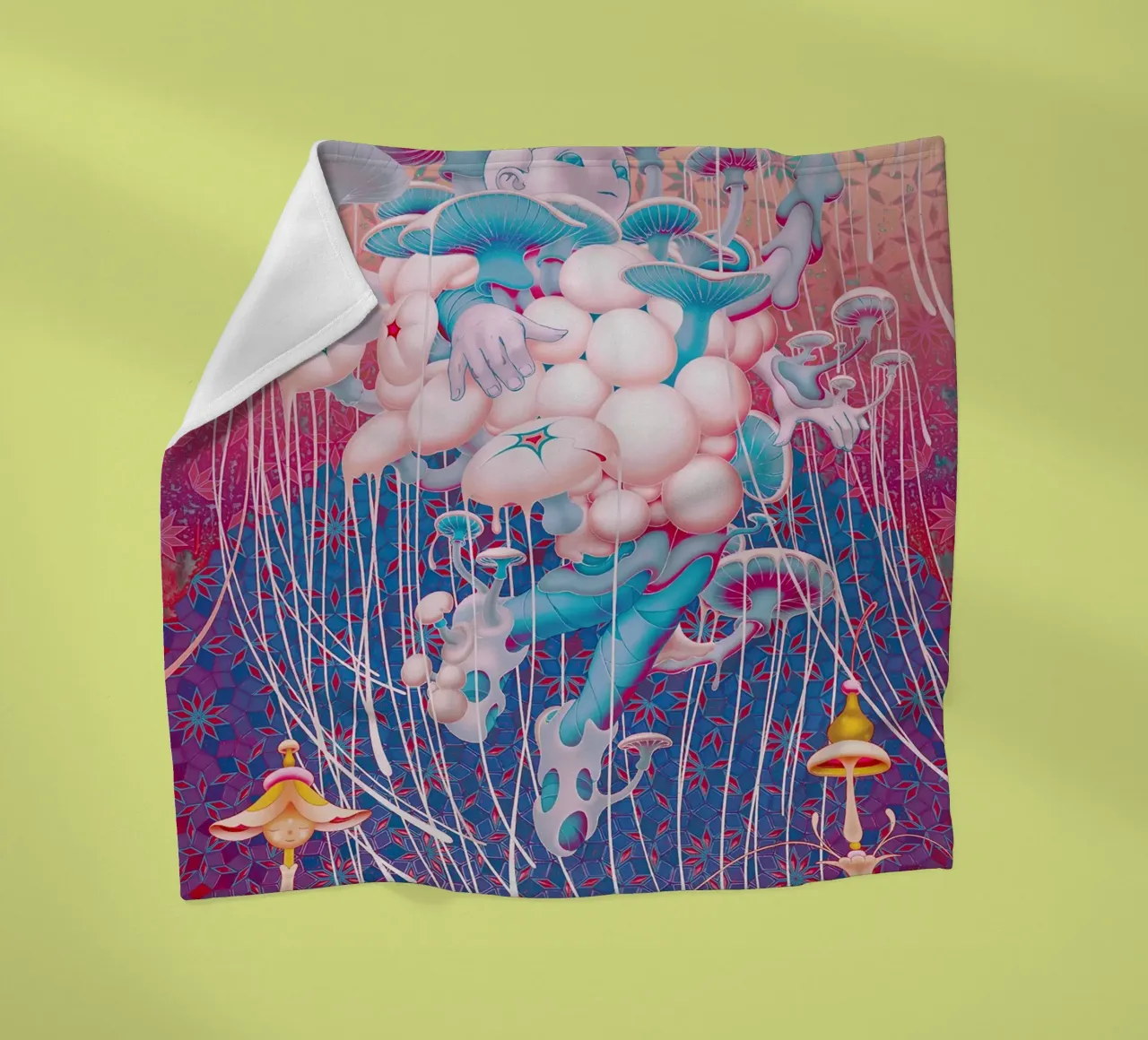 James Jean BTS Jimin Champignon coperta in pile da Kunzeworld