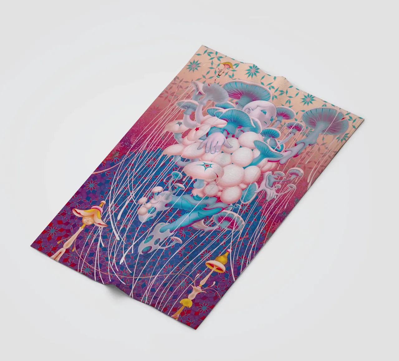 James Jean BTS Jimin Champignon coperta in pile da Kunzeworld