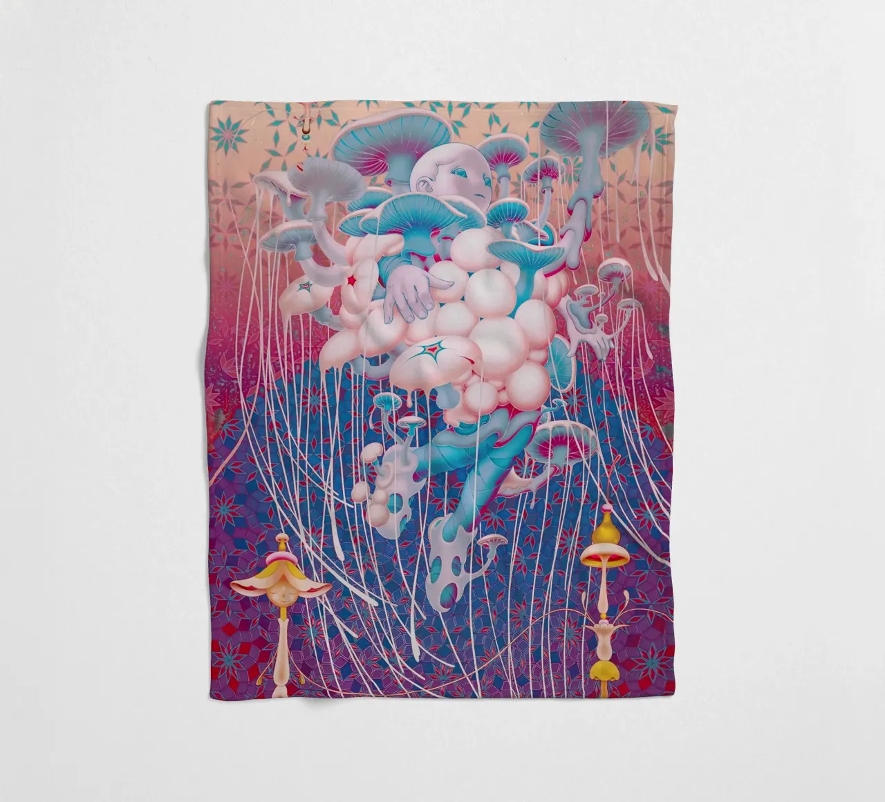 James Jean BTS Jimin Champignon coperta in pile da Kunzeworld