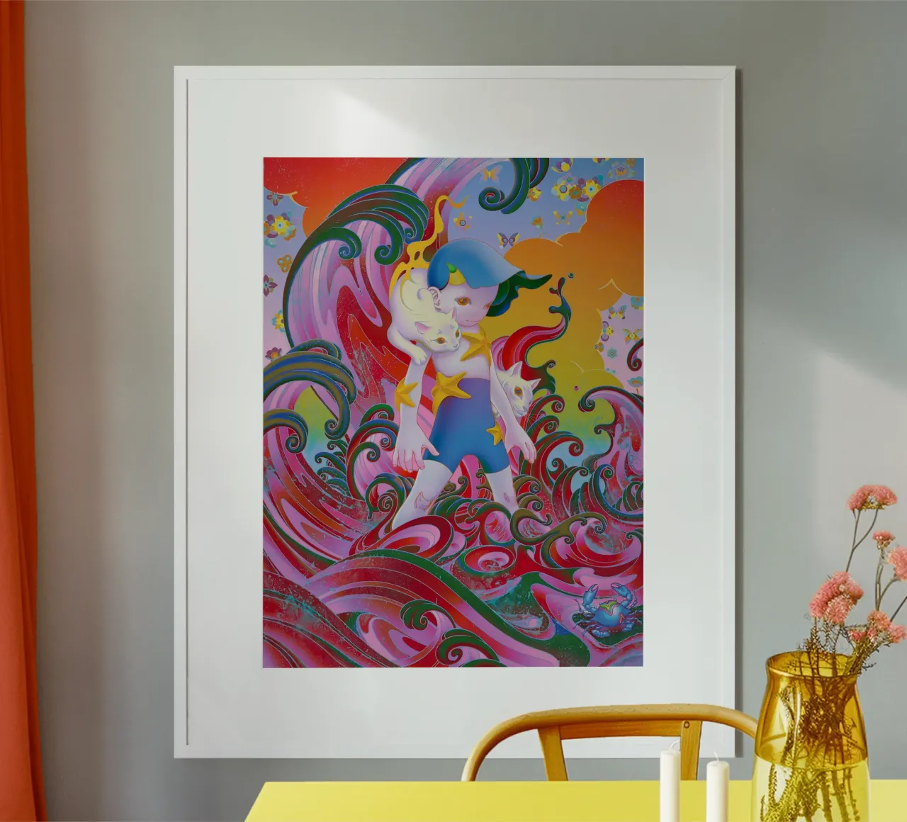James Jean BTS Suga Meowtide carta hahnemühle da Kunzeworld
