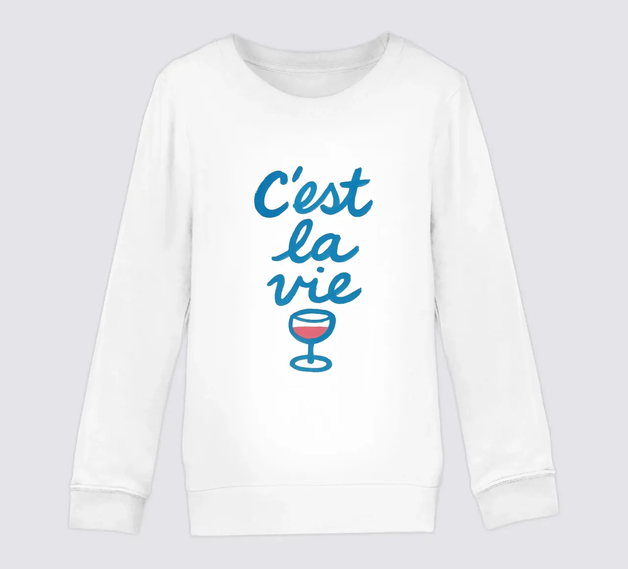 C’est la Wine felpa bambino da QuooodZ by MooodzArt