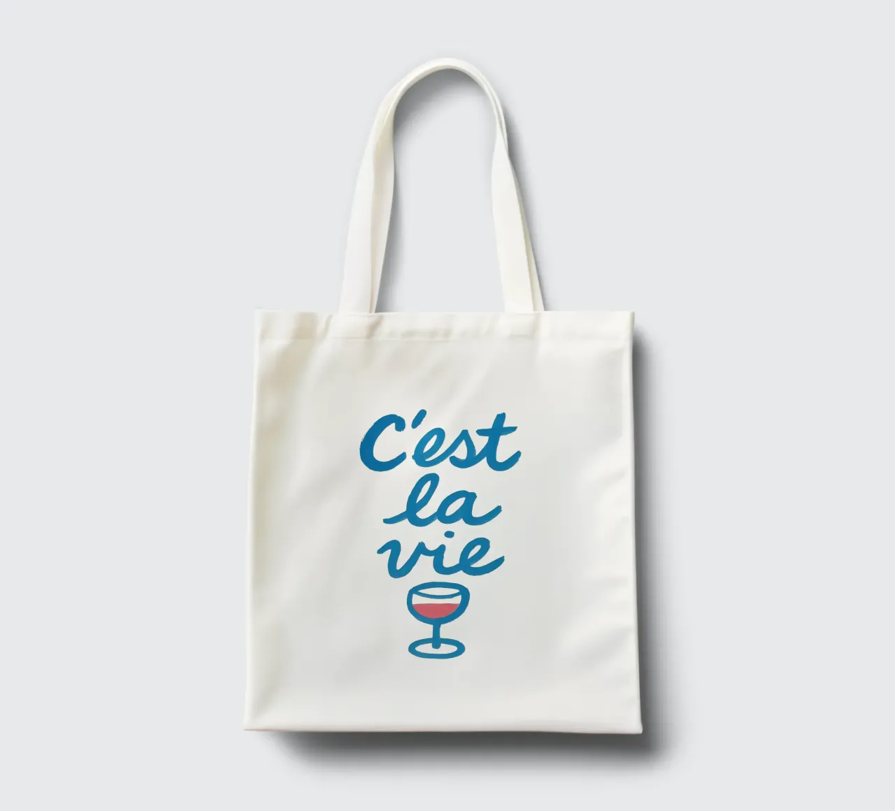 C’est la Wine borsa in juta da QuooodZ by MooodzArt